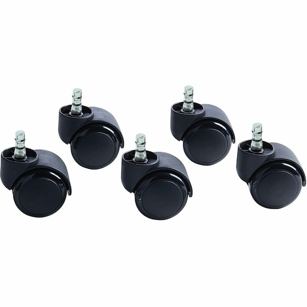 Master Caster Master Mfg Co Noiseless Futura Chair Mat Casters, Black, 5PK MAS94628 - main