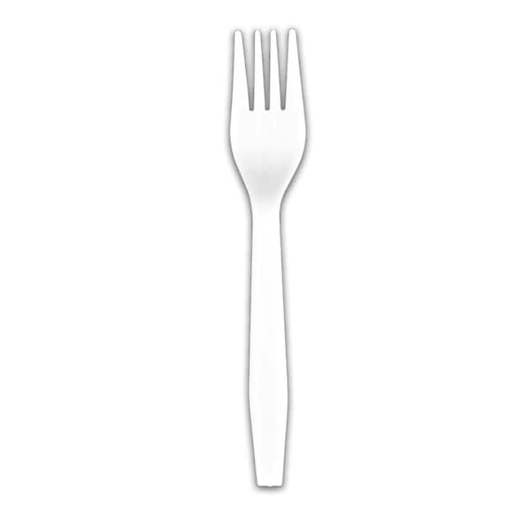 Rdi PP Cutlery Light Weight White Fork 1000cs, 1000PK F-CT-PP-FRK - main