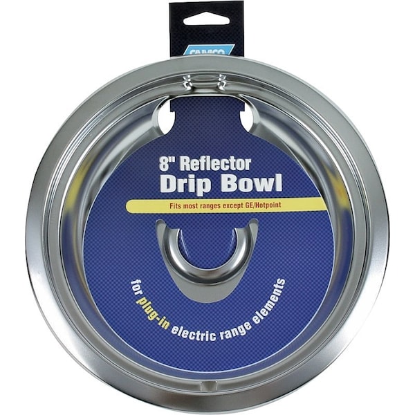 Camco Pan Drip Elect Range Chrm 8In 00393 - main