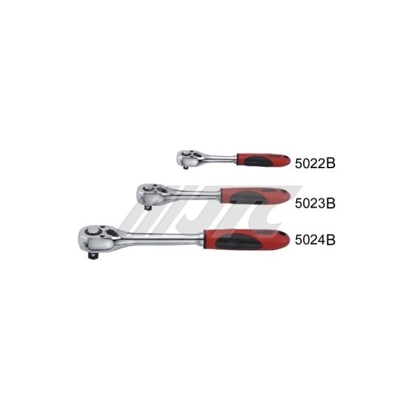 Jtc Auto Tools 72T High Torque Ratchet Wrench, Soft Grip, 1/2 in x 257mm 5024B - main