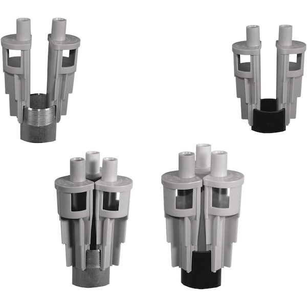 Plumb Pak 5/8'' x 1/2'' Gray Dishwasher Air Gap PP855-69 - main