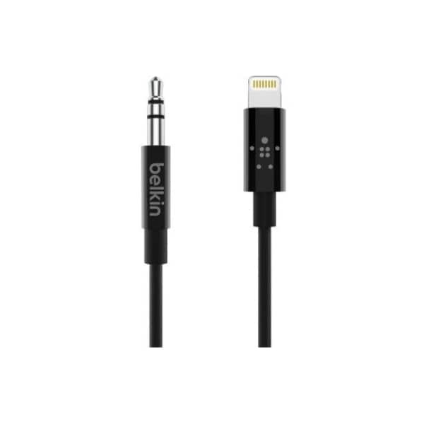 Belkin LIGHTNING TO 3.5MM AUDIO CABLE 3.5MM - 1.8M - WHITE AV10172BT06-WHT - main