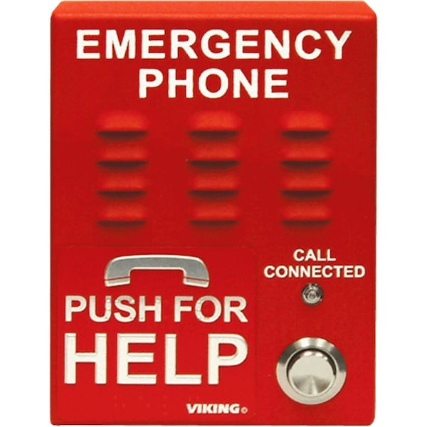 Viking Electronics Red VoIP Emergency Phone with Enhanced Weather Protection E-1600-IP-EWP - main