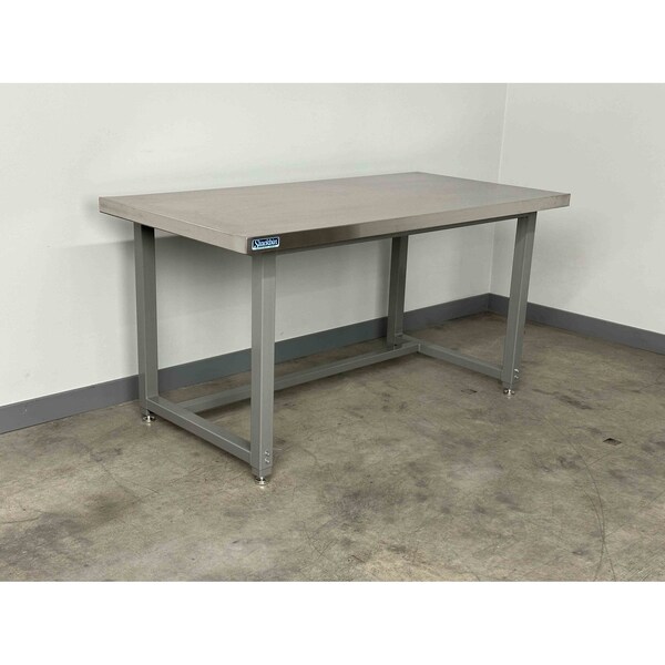 Stackbin Bolted Workbenches, 72"W, Adj. H, 1000lb S7230-1005-BL - main