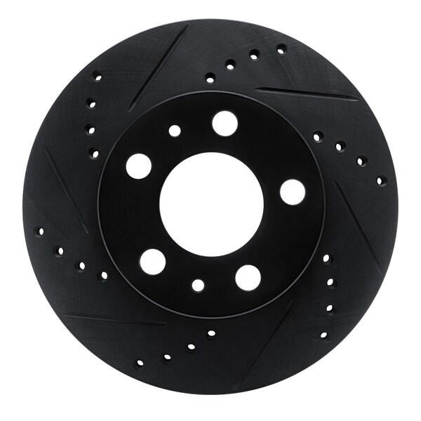 Dynamic Friction Co DFC Brake Rotor - Drilled and Slotted - Black 633-27005L - main