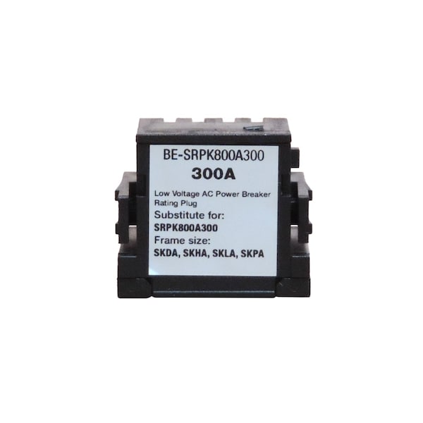 Brah Electric BE-SRPG600A300, replacement Spectra rating plugs rated for 300A, 600A sensor - SGDA, SGHA, SGLA, SGPA BE-SRPK800A300 - main