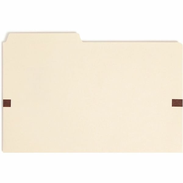 Smead TUFF Pocket 25 Tab Cut Legal Recycled File Pocket, Manila SMD76487 - main