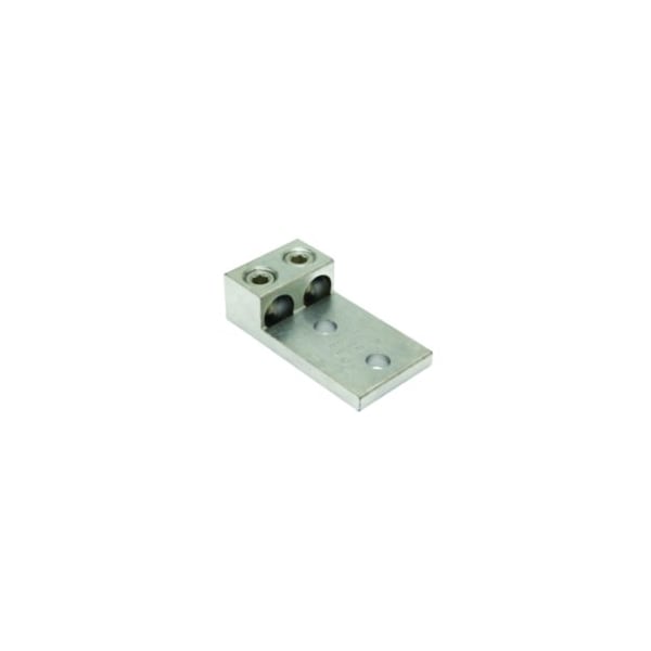 Burndy AL Term, 2 Cond, #6 AWG, 1/2 in Stud, Al/Cu Rated, 2 Screws K2A31U2N - main