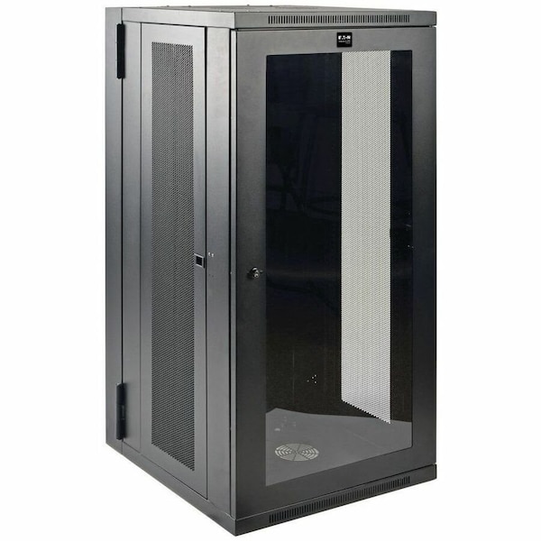 Eaton Tripp Lite Series SmartRack 26U Low-Profile Switch-Depth Wall-Mount Half-Height Rack SRW26USG - main