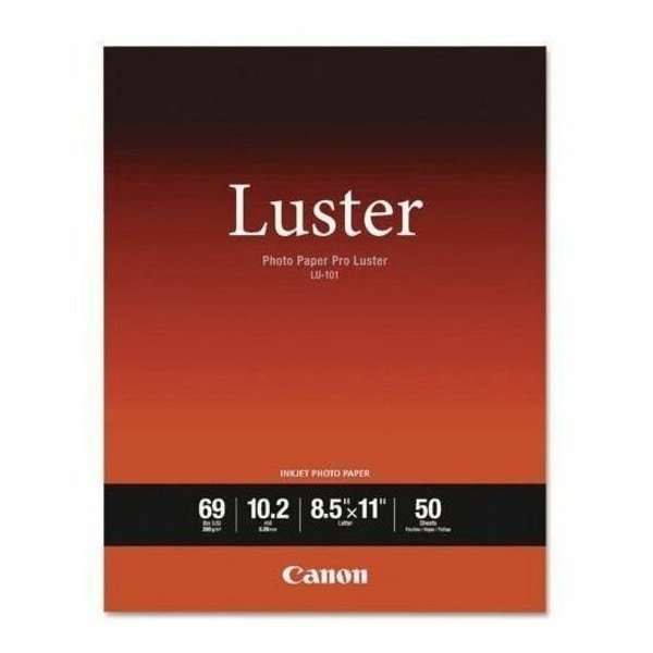 Canon Paper, Lu10, 8-1/2X11, 50Sh, White, PK50 6211B004 - main