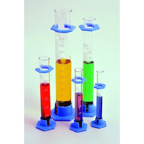 United Scientific Graduated Cylinders, Borosilicate Glass, Plastic Base, Class B, 1000 mL CY137-1000 - main