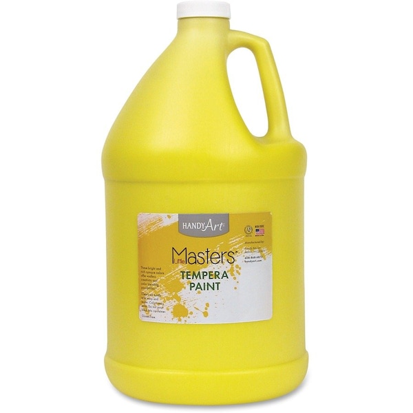 Handy Art Little Masters® Tempera Paint, Yellow, Gallon 204-710 - main