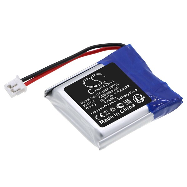 Ilc Conversor GEB852528P Replacement 3.7V 0.4AH Battery GEB852528P BATTERY - main