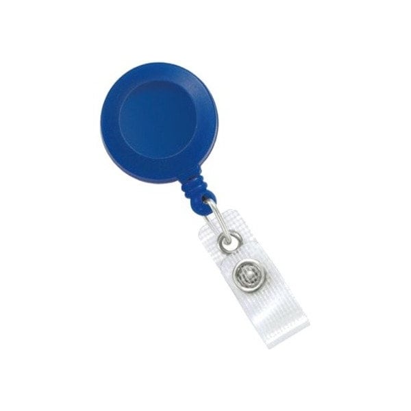 Brady BADGE REEL, BLUE, 1-1/4in 32MM, PLASTIC CLIP-ON BADGE REEL, NO STICKER, REINFORCED VINYL 2120-3002 - main