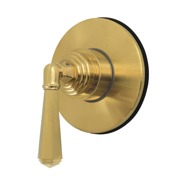 Kingston Brass Single-Handle Six-Way Diverter Valve with Round Trim Kit, Brushed Brass KS4037HL - main