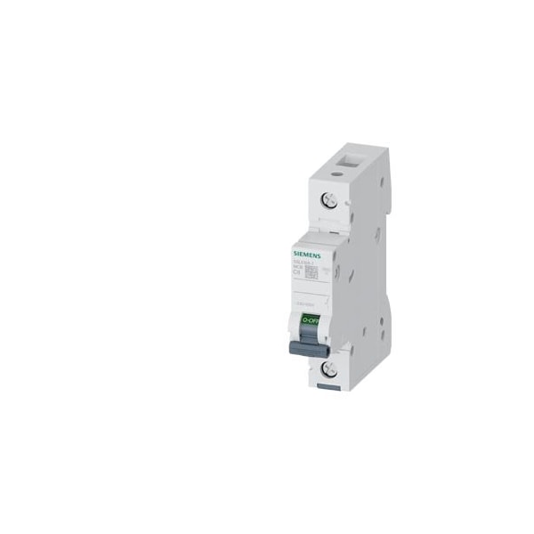 Siemens Miniature circuit breaker 230/400 V 6kA, 1-pole, C, 8A 5SL6108-7 - main