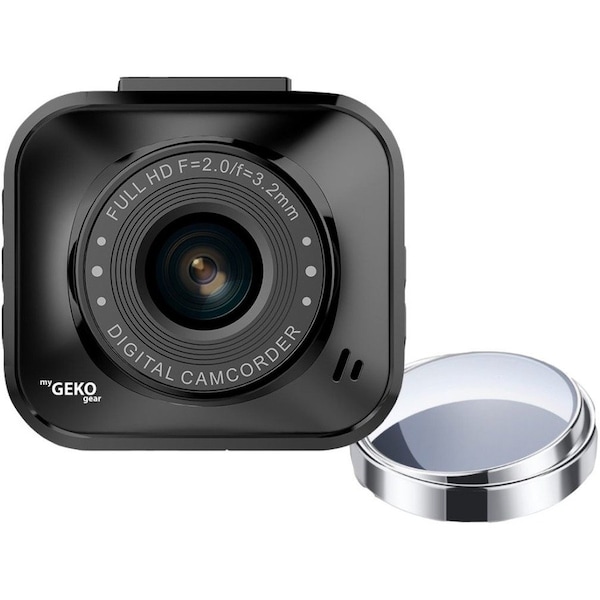 Adesso MYGEKOGEAR BY ORBIT 122 FULL HD 1080P DASH CAM, G-SENSOR, AND 2 BLINDSPOT GO1228G - main