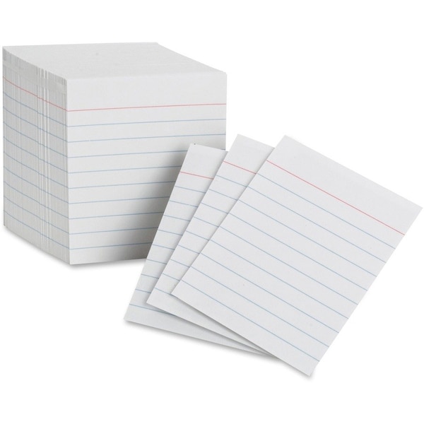 Tops Business Forms Oxford, Ruled Mini Index Cards, 3 X 2 1/2, White, 200PK 10009 - main