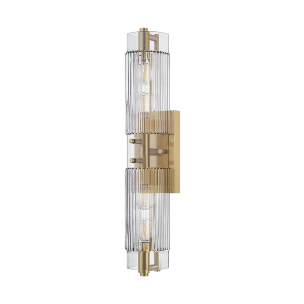 Corbett Lighting Duoro 4 Light Bath and Vanity in Vintage Brass Finish 562-04-VB - main