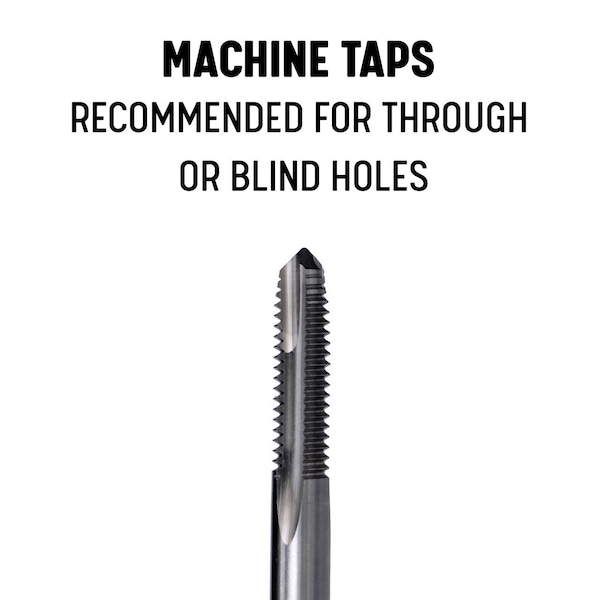 Drill America HSS Spiral Point Tap, #10-24, 2 Flutes