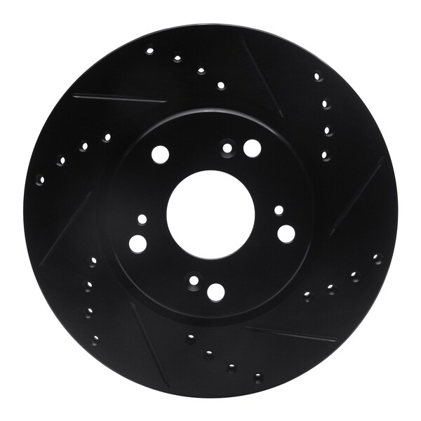 Dynamic Friction Co DFC Brake Rotor - Drilled and Slotted - Black 633-59034R - main