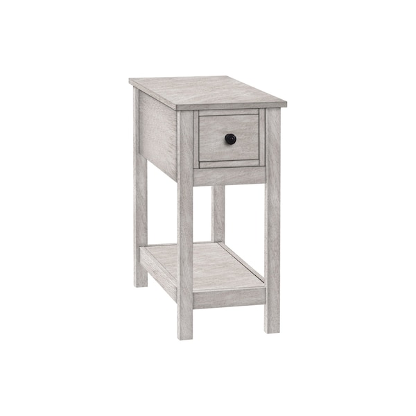 Monarch Specialties Rectangle Narrow 2 Tier Accent Side Table, 24.25 in W, 11.75 in L, 21.75 in H I 3963 - main