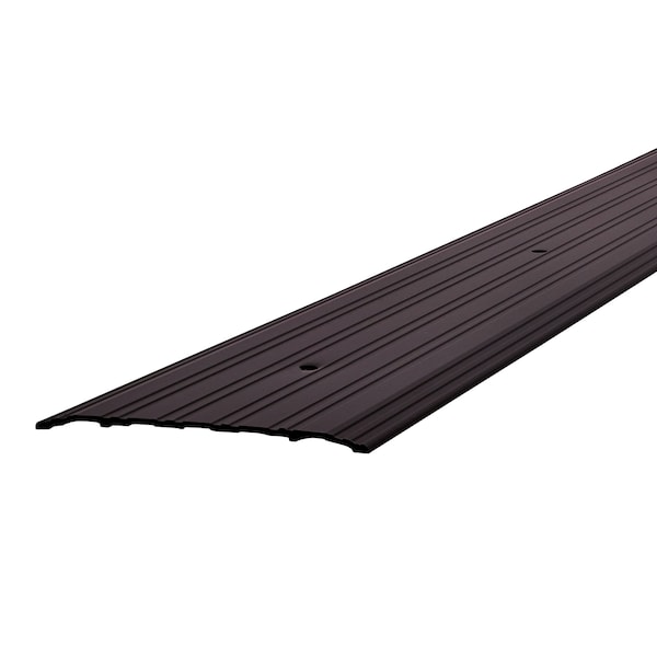M-D Building Products 6 in. x 1/4 in. x 36 in. Bronze Aluminum Commercial Flat-Profile Threshold 69816 - main