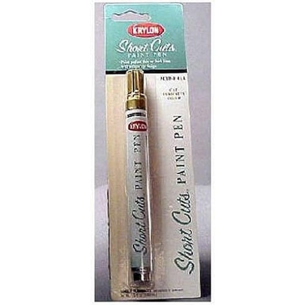 Krylon Short Cuts 1/3 Fl Oz Gold Leaf Gloss Paint Pen SCP-901 - main