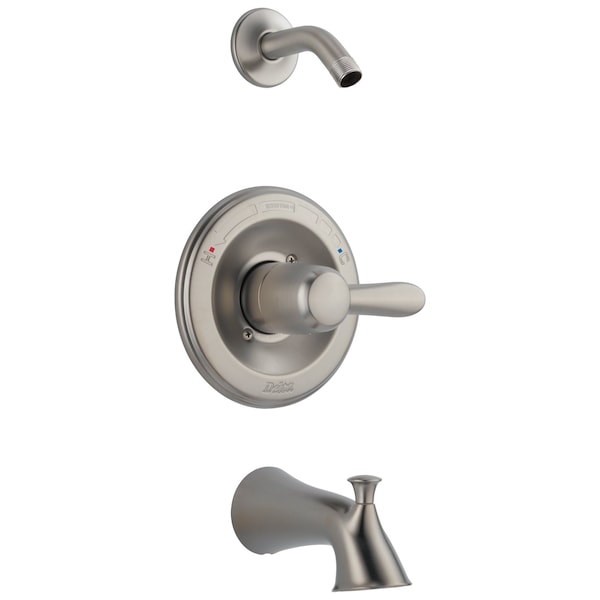 Delta Lahara Monitor 14 Series Tub & Shower Trim - Less Head In Stainless T14438-SSLHD - main
