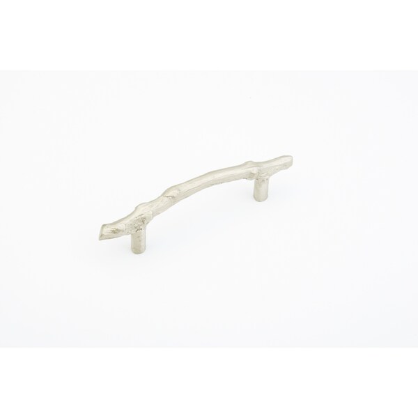Schaub 4in Center to Center Mountain Twig Cabinet Pull Antique Silver Finish 783-AS - main