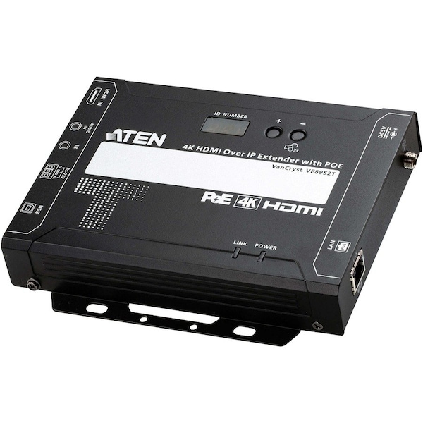 Aten 4K HDMI OVER IP EXTENDER POE TRANSMITTER VE8952T - main