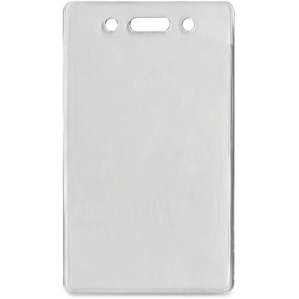 Advantus Proximity ID Badge Holder, Vertical, 2-3/8" x 3-3/8", Clear, 50/Pack 75451 - main