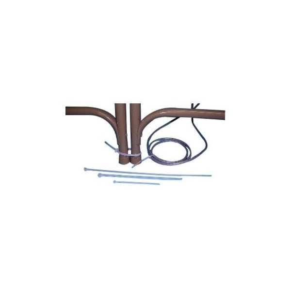 Tatco Cable Tie, 8 in L, Natural, Nylon, 50 lb Strength, 1000 PK TCO22200 - main