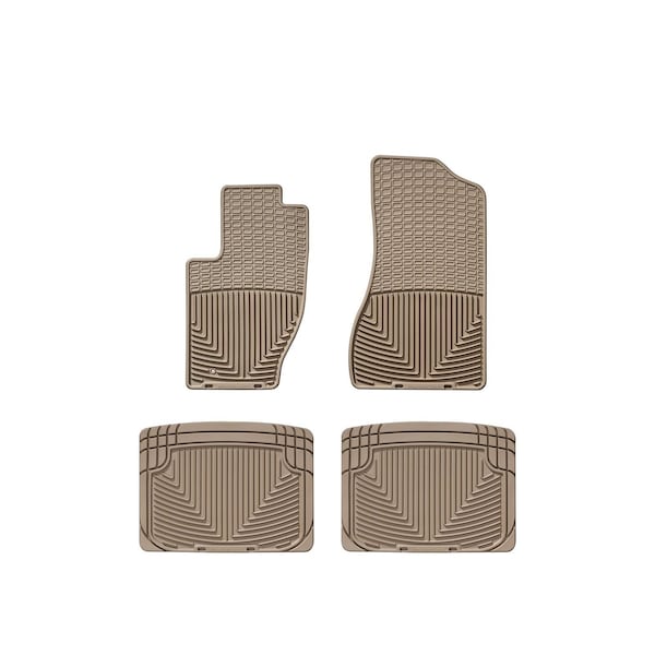 Weathertech Tan, Front and Rear All Weather Floor Mats W22TN-W20TN - main