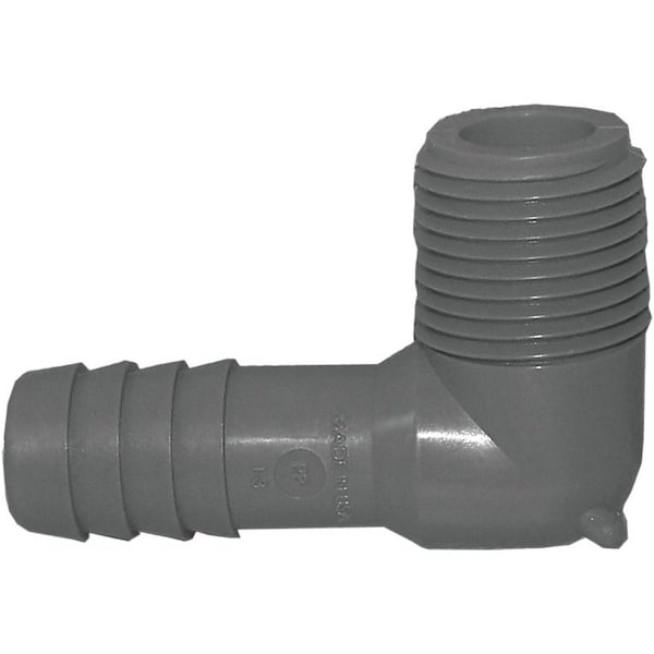 Boshart Industries Ell Pp 90deg 1/2in Gry Poly UPPME-05 - main