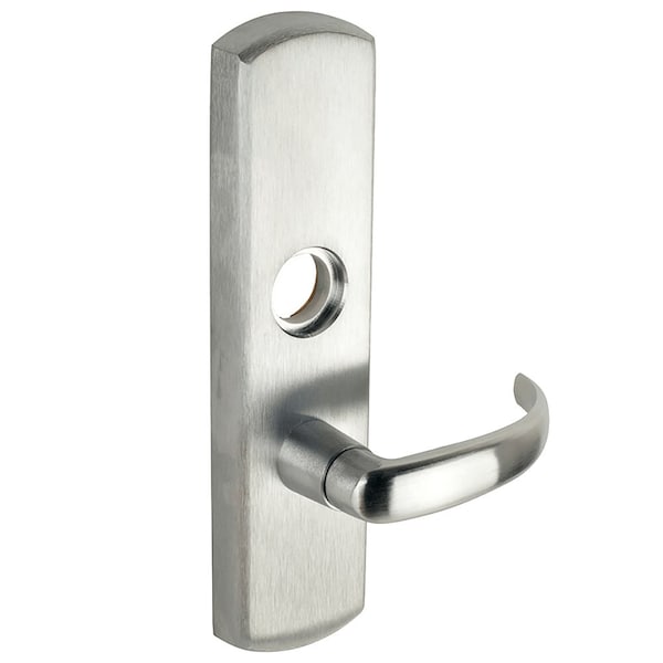 Von Duprin Grade 1 Lever Trim, Classroom Function, Rim/Vertical Rod Prep, 17 Lever with Escutcheon, Satin Chro 996L-17-R/V 26D RHR - main
