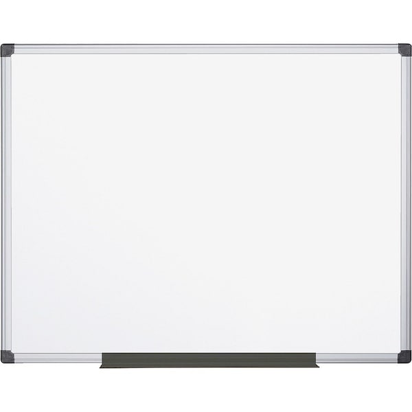 Mastervision Dry Erase Board, Steel, 47 13/64 in, 70 51/64 in, Aluminum Frame, White, Matte MA2707170 - main