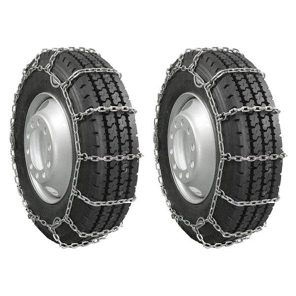 Mytee Products 2Pair Cam Square Link Snow Tire Chain for 24.5in Rim Di. & 11in Wide Car Tire, 2PK TC245SQSx2 - main