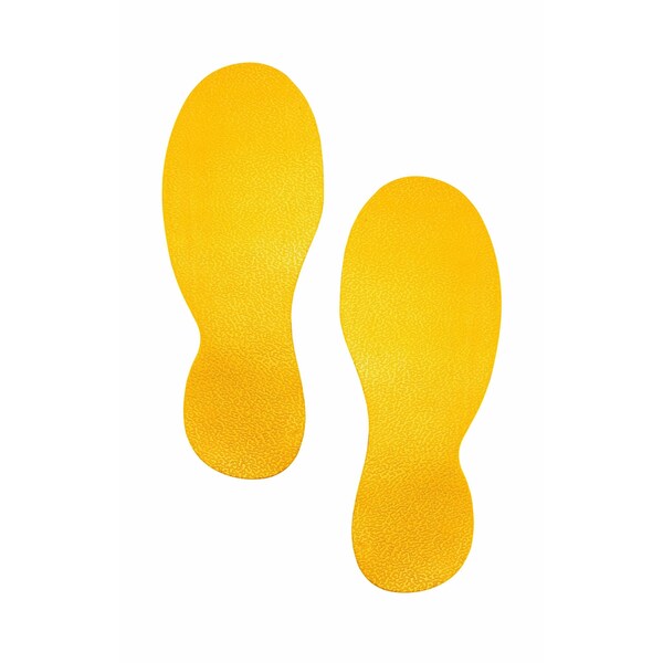 Durable Office Products Floor Marking Foot Shape, No Legend, 10 PK 172704 - main