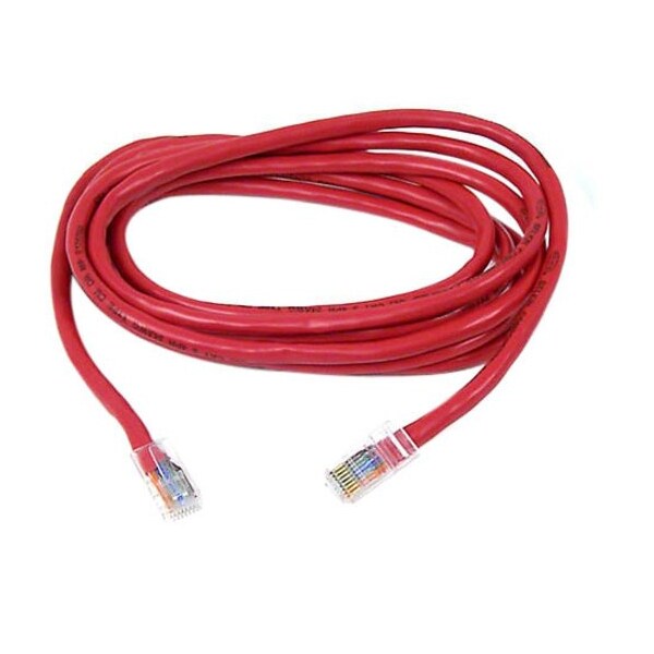 Belkin 15Ft Cat5E Patch Cable, Utp, Red Pvc Jacket, 24Awg, T568B, 50 Micron, A3L791-15-RED - main
