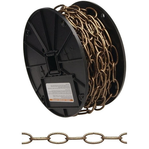 Campbell Chain & Fittings Campbell 072-2006N Decorator Chain, 35 lb Working Load Limit, No 10, Metal, Antique Copper 072-2006N - main