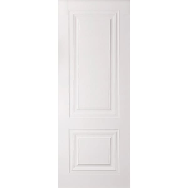 Sartodoors Slab Door Panel 18 x 84 inches, BASIC 9772 White, Bathroom Bedroom Doors BASIC9772S-SKIN-1884 - main