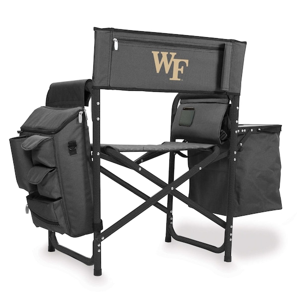 Picnic Time Family Of Brands NCAA Wake Forest Demon Deacons Fusion Camping Chair with Side Table and Soft Cooler 807-00-679-614-0 - main