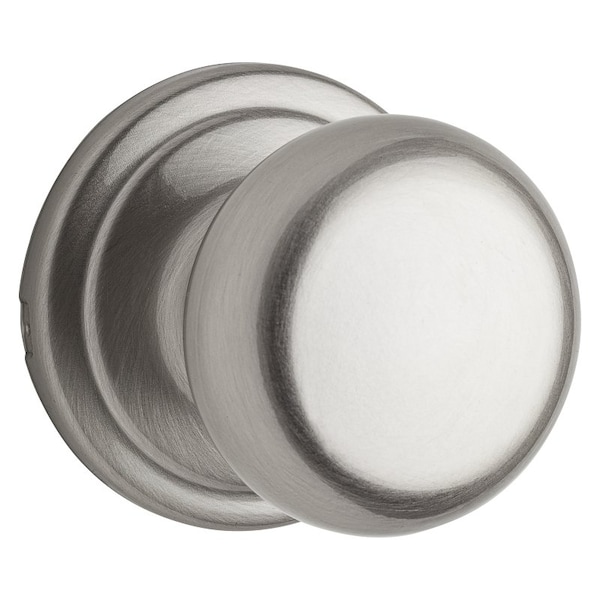 Kwikset Door Knob, Satin Nickel, 138 to 134 in Thick Door, 214 in Strike 720H156ALBX - main