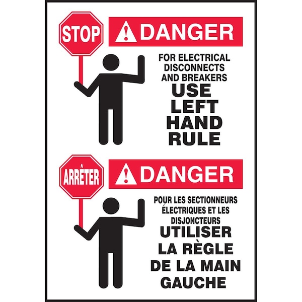 Accuform BILINGUAL ANSI DANGER SIGN FOR FBLSPS193XVE - main