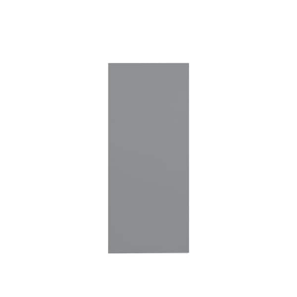 Cambridge Radiance 18 in. W x 12 in. D x 36 in. H Ready to Assemble Slab Wall Kitchen Cabinet in Matte Grey SA-W1836-MG-KIT - main