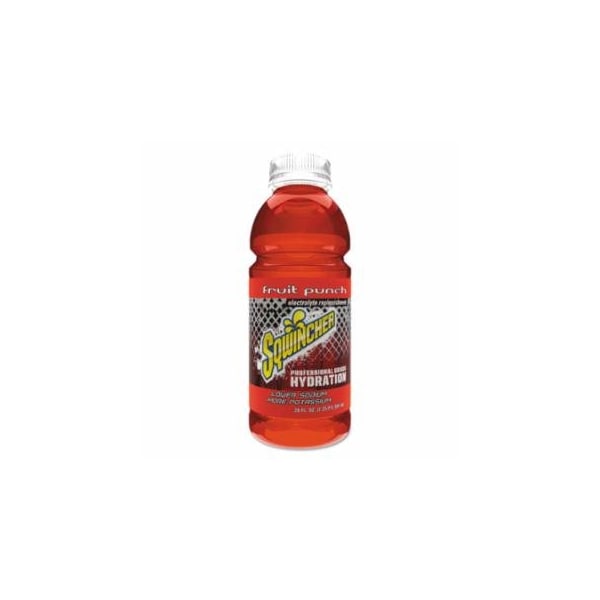 Sqwincher Ready-To-Drink, 20 oz, Wide-Mouth Bottle, Fruit Punch, 24PK 690-159030535 - main