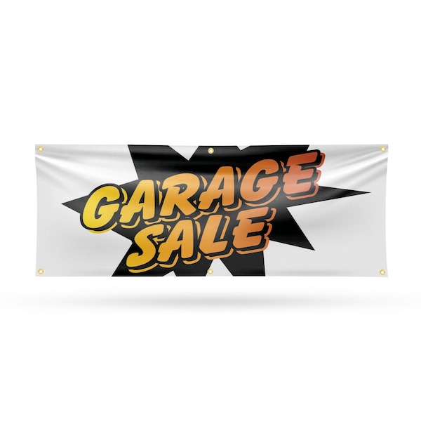 Signmission Garage Sale, 24 Inch x 72 Inch, Vinyl Banner B-72-30669 - main