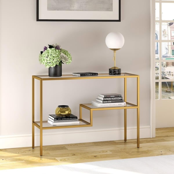 Henn & Hart Bring streamlined design to your living room or entryway with this modern console table, Craf AT0358 - main