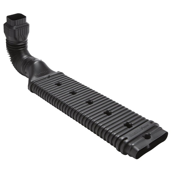 Amerimax Home Products Amerimax 4601 Downspout Extension Kit, 38 in L Extended, Vinyl, Black 4601 - main